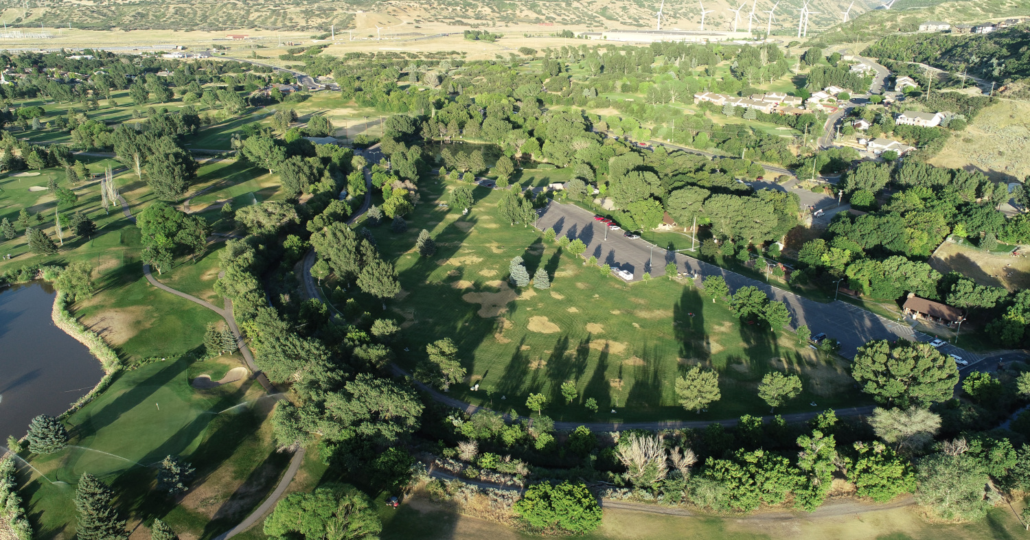 aerial view of Canyon View Park