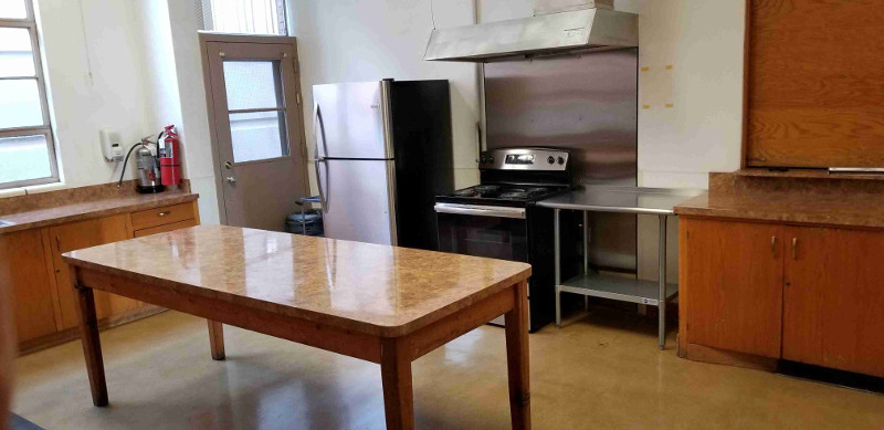 Kitchen in the Veteran's Memorial Building